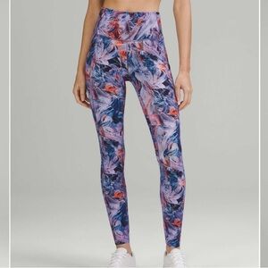 Lululemon Fast and Free Brushed Fabric High-Rise Tight 28"